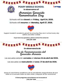 Gentle Reminder-No School tomorrow!
